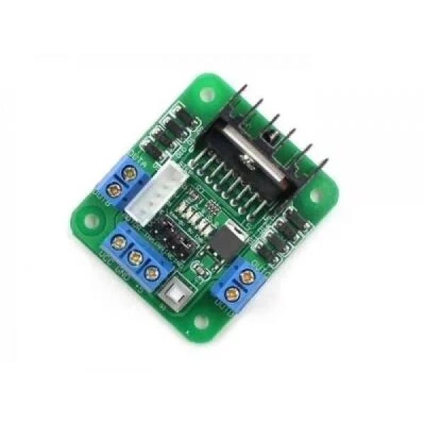 L298 Voltaj Regulatörlü Çift Motor Sürücü Kartı (Yeşil Pcb)