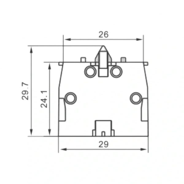 LAY5-BE101 22mm Kontak Blok (NO) Yeşil