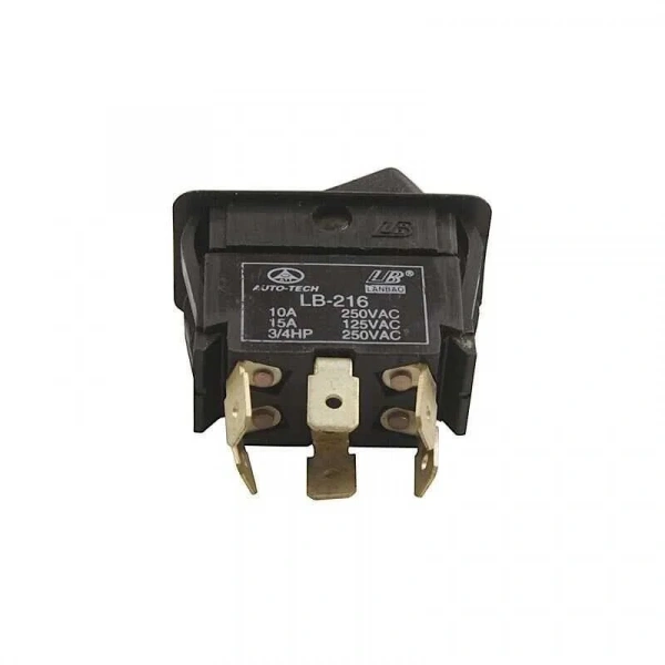 LB-216 On/Off Anahtar 6 Pin - Siyah
