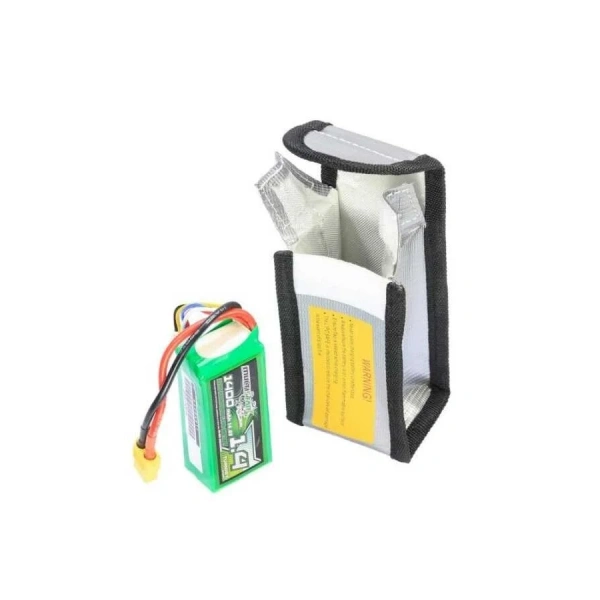 Lipo Pil Yanmaz Koruma Çantası - 10x8x12cm