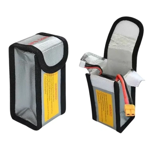 Lipo Pil Yanmaz Koruma Çantası - 6.4x5x12.5 cm