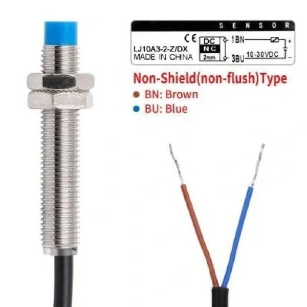 LJ10A3-2-Z/DX 6-36V 2mm NC Endüktif Mesafe Sensörü