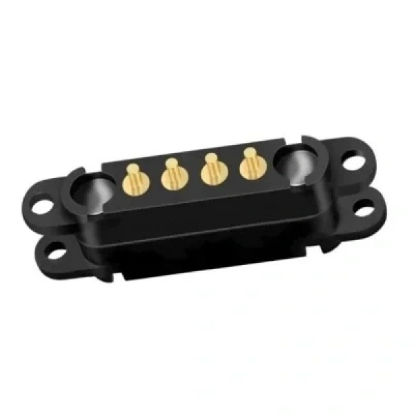 LK-4PIN-2340404 4-Pin 2.54mm Pogo Pin Manyetik Konnektör Takımı - Kulaklı