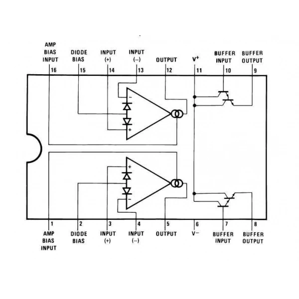 LM13700M SOIC-16 Smd Entegre