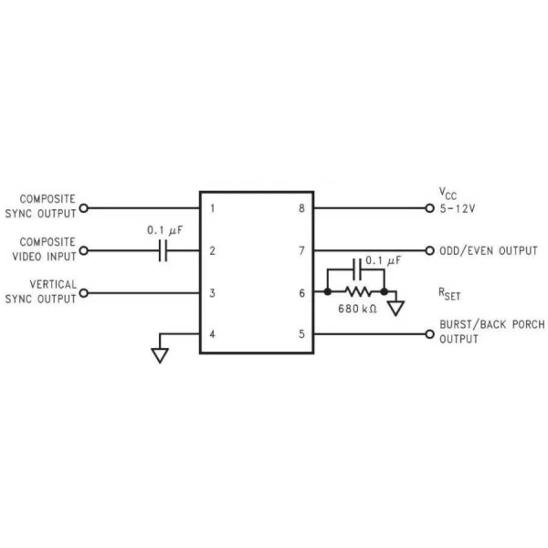 LM1881 DIP-8 Entegre