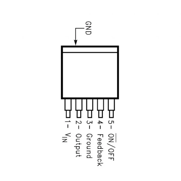 LM2575SX-12/NOPB 12V 1A SMD Voltaj Regülatörü