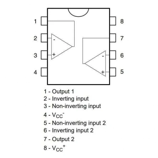 LM258AWYPT TSSOP-8 OpAmp Entegresi