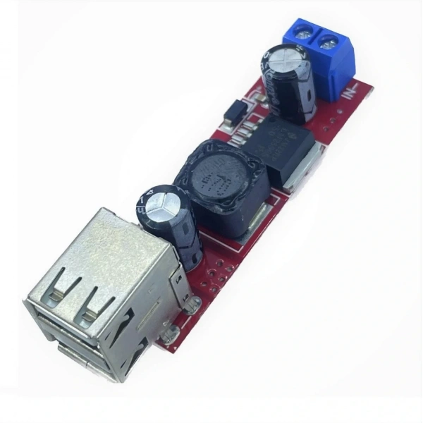 LM2596 Dual 5V-3A Çift USB Çıkışlı Voltaj Düşürücü Regülatör