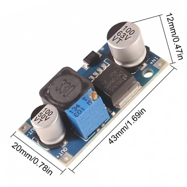 LM2596HVS Step Down/Düşürücü DC-DC Voltaj Regülatörü - 3A
