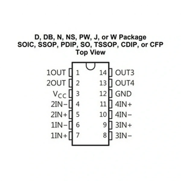 LM2902 Smd Entegre Soic-14