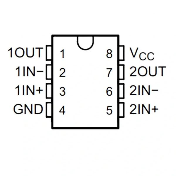 LM293P Komparatör Entegresi Pdip-8