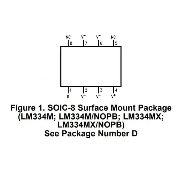 LM334MX/NOPB SOIC-8 SMD Entegre