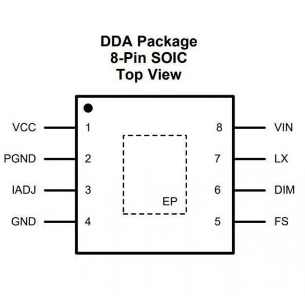 LM3414HVMRX 1A Led Entegresi Soic-8