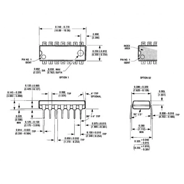 LM380N Ses Amplifikatörü Entegresi Dip-14