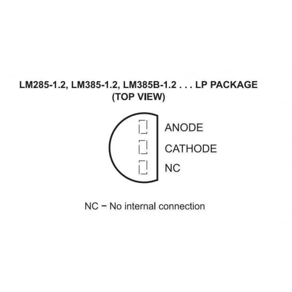 LM385Z 1.2V TO-92 Düşük Gerilim Referans Diyotu