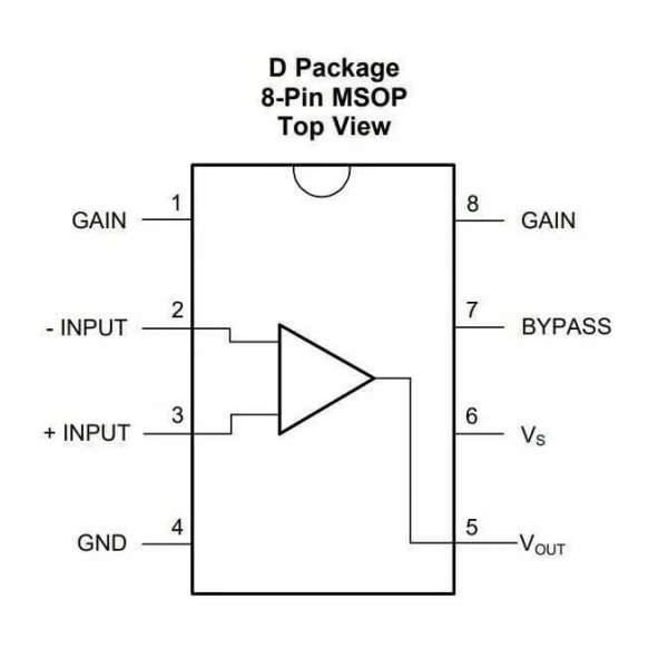 LM386 DIP8 Entegre