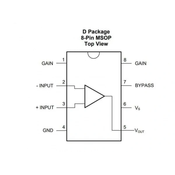 LM386 SOIC-8 Amplifikatör Ses Entegresi