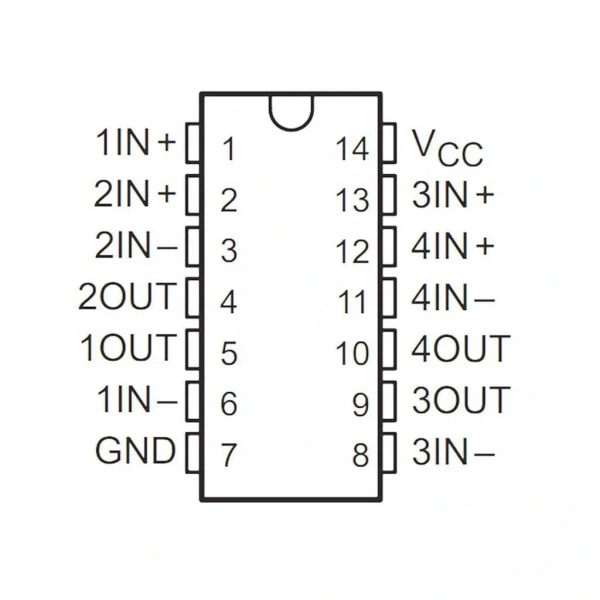LM3900N OpAmp Entegresi Dip-14