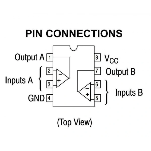 LM393 DIP8 Entegre