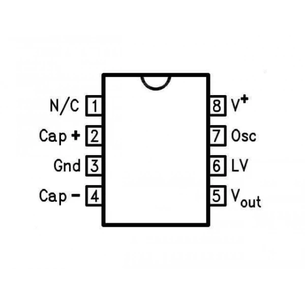 LMC7660IMX/NOPB SOIC-8 SMD DC - DC Çevirici Entegresi
