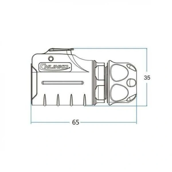 LP-20-C02PE-01-022 2-Pin Su Geçirmez Konnektör - Erkek