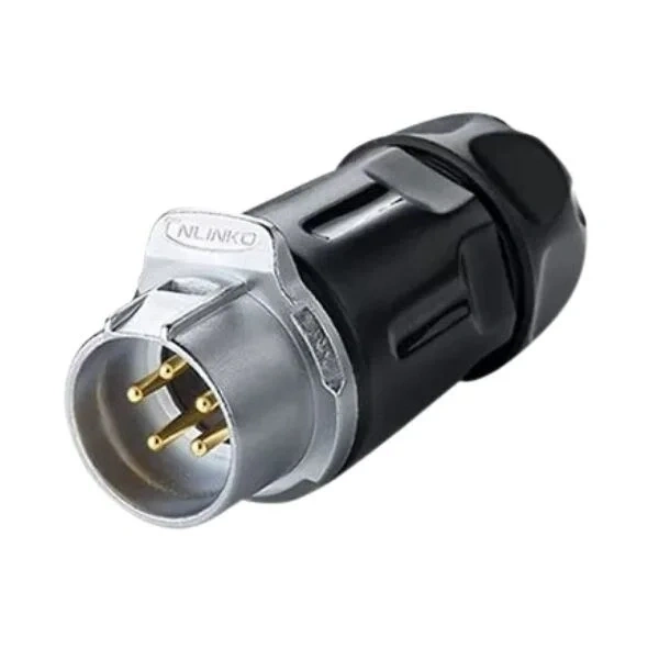 LP-20-C05PP-01-001 5-Pin Su Geçirmez Konnektör - Erkek