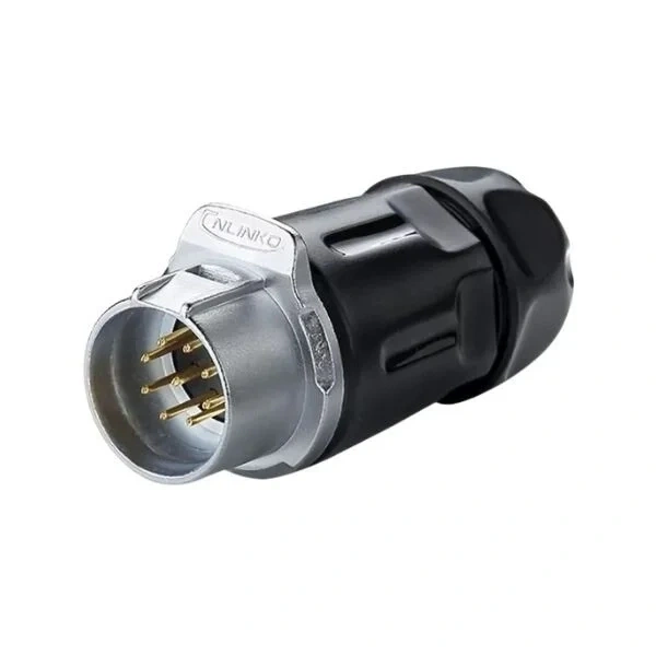 LP-20-C09PP-01-001 9-Pin Su Geçirmez Konnektör - Erkek