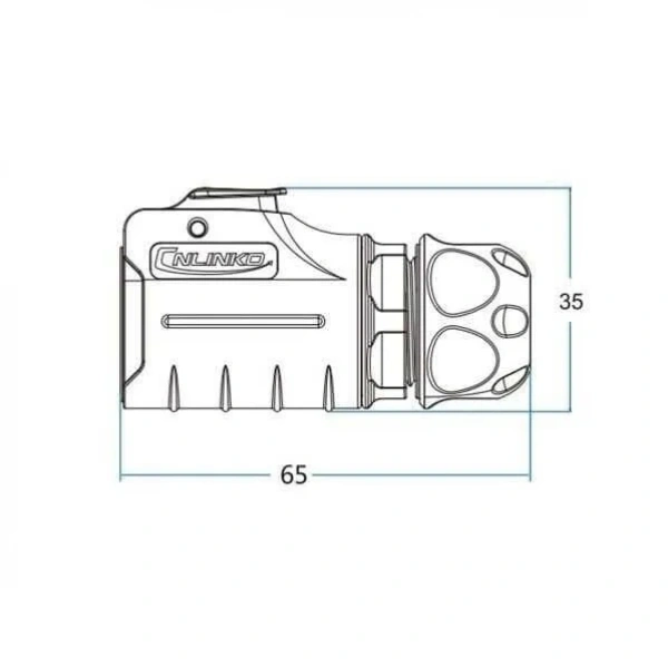 LP-20-J03PE-01-003 3-Pin Su Geçirmez Konnektör - Dişi