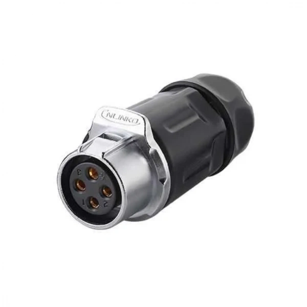 LP-20-J04PP-01-001 4-Pin Su Geçirmez Konnektör - Dişi