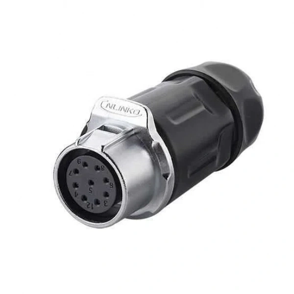 LP-20-J09PP-01-001 9-Pin Su Geçirmez Konnektör - Dişi