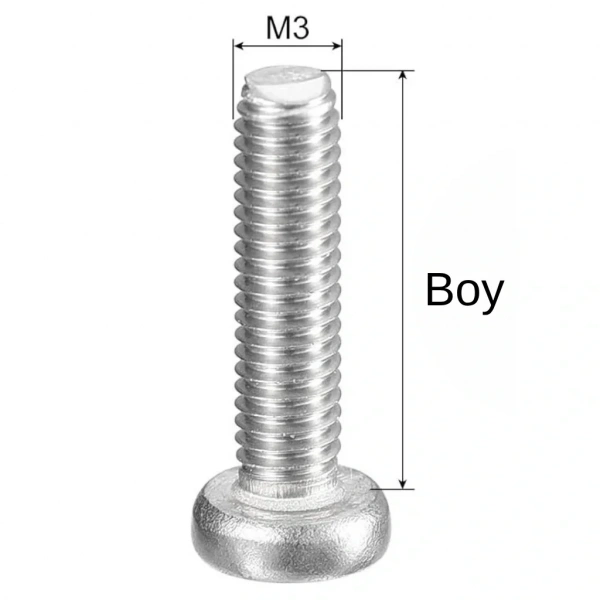 M3X30mm YSB Vida – DIN7985 (Yıldız Silindir Başlı Civata)