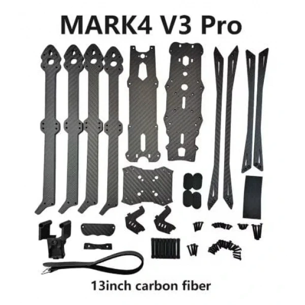 Mark4 v3 Pro 13 Karbon Fiber Drone Gövdesi