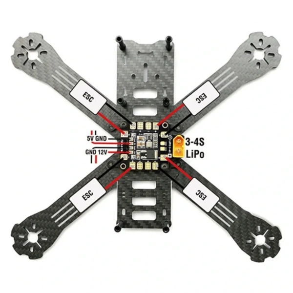 Matek PDB-XT60 w/BEC 5V 12V ESC Güç Dağıtım Kartı