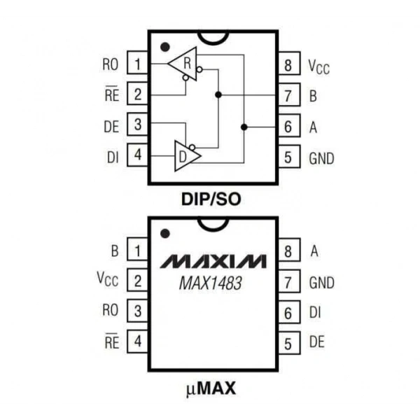 MAX1483 SMD SO8 Entegre