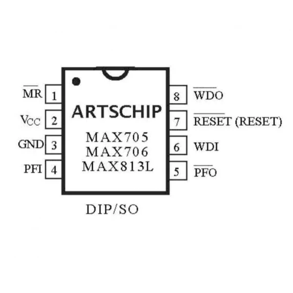 MAX706 DIP8 Entegre