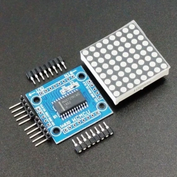 MAX7219 8x8 Dot Matrix Kartı - Peşpeşe Takılabilir