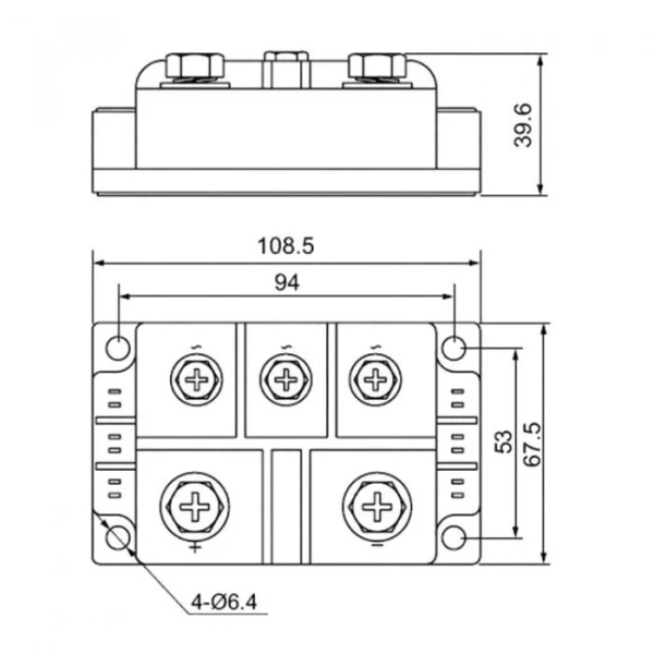 MDQ300-16 300A 1600V Tek Faz Köprü Diyot