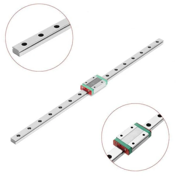 MGN12 Lineer Ray Kızak 200mm - MGN12H Bilyalı Rulman Blok