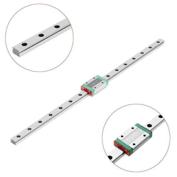 MGN12 Lineer Ray Kızak 400mm - MGN12H Bilyalı Rulman Blok