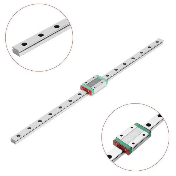 MGN9 Lineer Ray Kızak 400mm - MGN9H Bilyalı Rulman