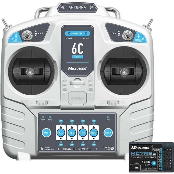 Microzone MC6C 2.4GHZ 6 Kanal Alıcı-Verici Drone Kumandası