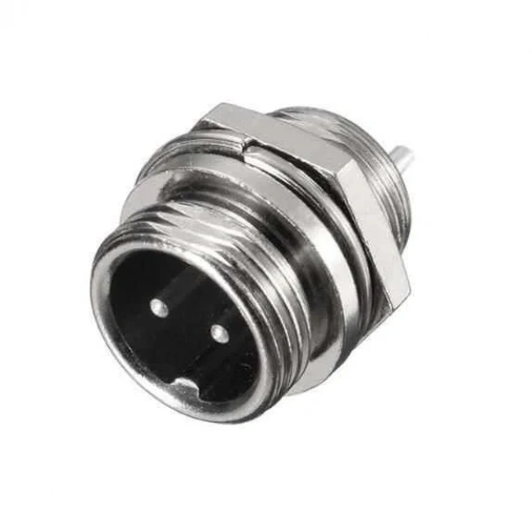 Mike Konnektör 2-Pin 12mm - Erkek