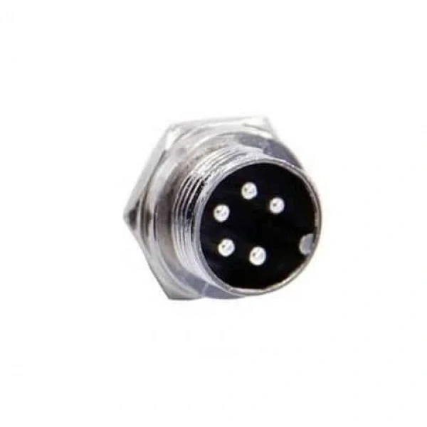 Mike Konnektör 5-Pin 16mm - Erkek