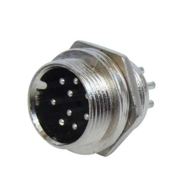 Mike Konnektör 8-Pin 16mm - Erkek