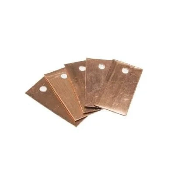 Mini Bakır Levha 30x15.5x0.5mm