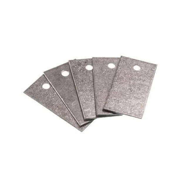 Mini Galvaniz (Çinko) Levha 30x15.5x0.5mm