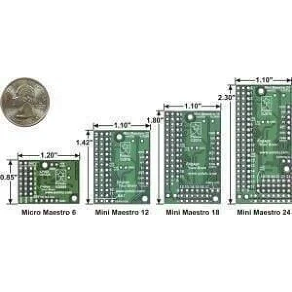 Mini Maestro 18 Kanallı USB Servo Kontrol Cihazı