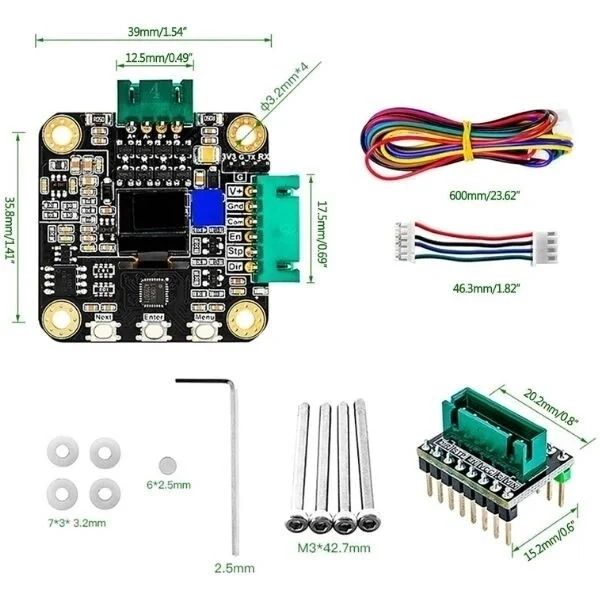 MKS SERVO42C PCBA 32bit Step Motor Sürücüsü
