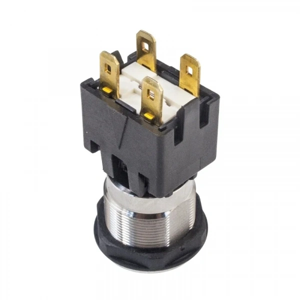 MSM19 19mm Çıkık Anahtarlı Metal Buton
