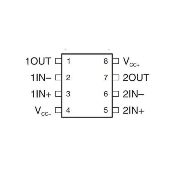 NE5532 SOIC-8 SMD OpAmp Entegresi